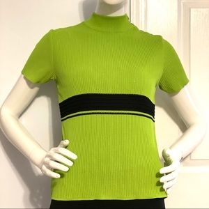 [JINABE] Green Mock Turtleneck